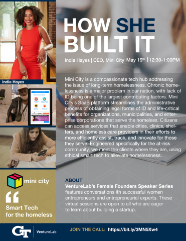 Female Founder Speaker Series Flyer