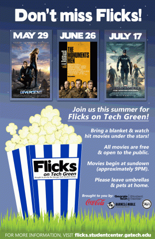 Flicks on Tech Green 2014