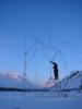 photograph of antenna installation for WALDO