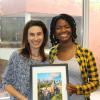Elta Clarke, receipient of the COE Honors Day Award, with Professor Natashia Boland