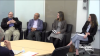 A discussion amongst the editors of MIT Press' new volume, Blended Learning in Practice. Pictured (left to right) are Rob Kadel, Ashok Goel, Lauren Margulieux, and moderating Brittany Aiello.