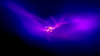 Closeup of dark matter halo