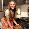 ISyE senior Shannon Gerhard in her kitchen