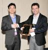 Guanghui Lan accepts the 2008 INFORMS Computing So